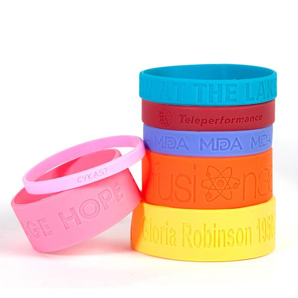 Silicone Wristband Debossed