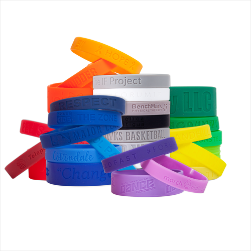 Silicone Wristband Debossed