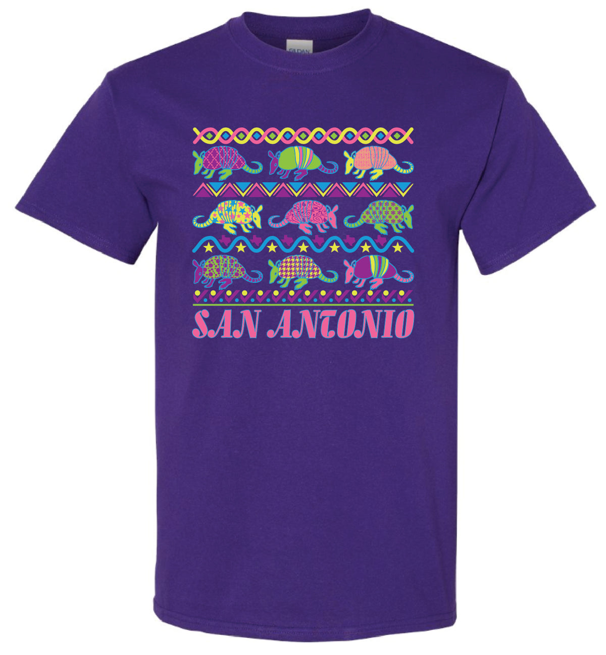 S0002 - Neon Armadillo Adult - Purple