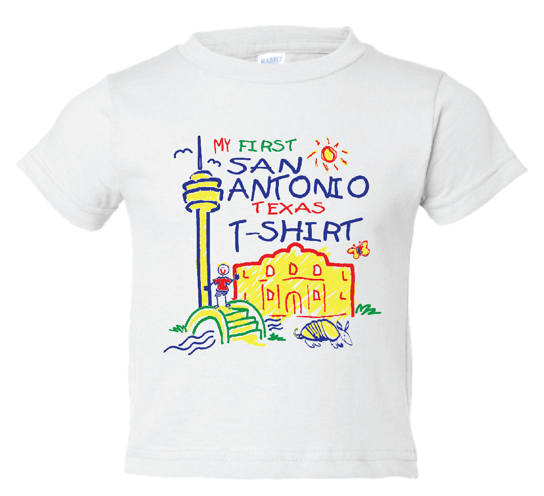 S0014 - My First San Antonio T-shirt Baby