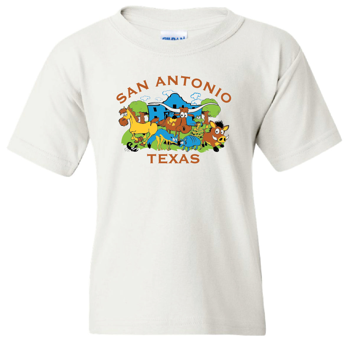 S0121 - SA Animals Kids - White