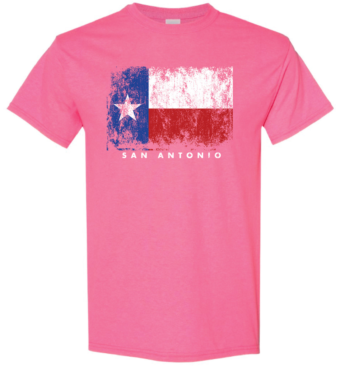 S0137 - TX Flag San Antonio Adult - Pink